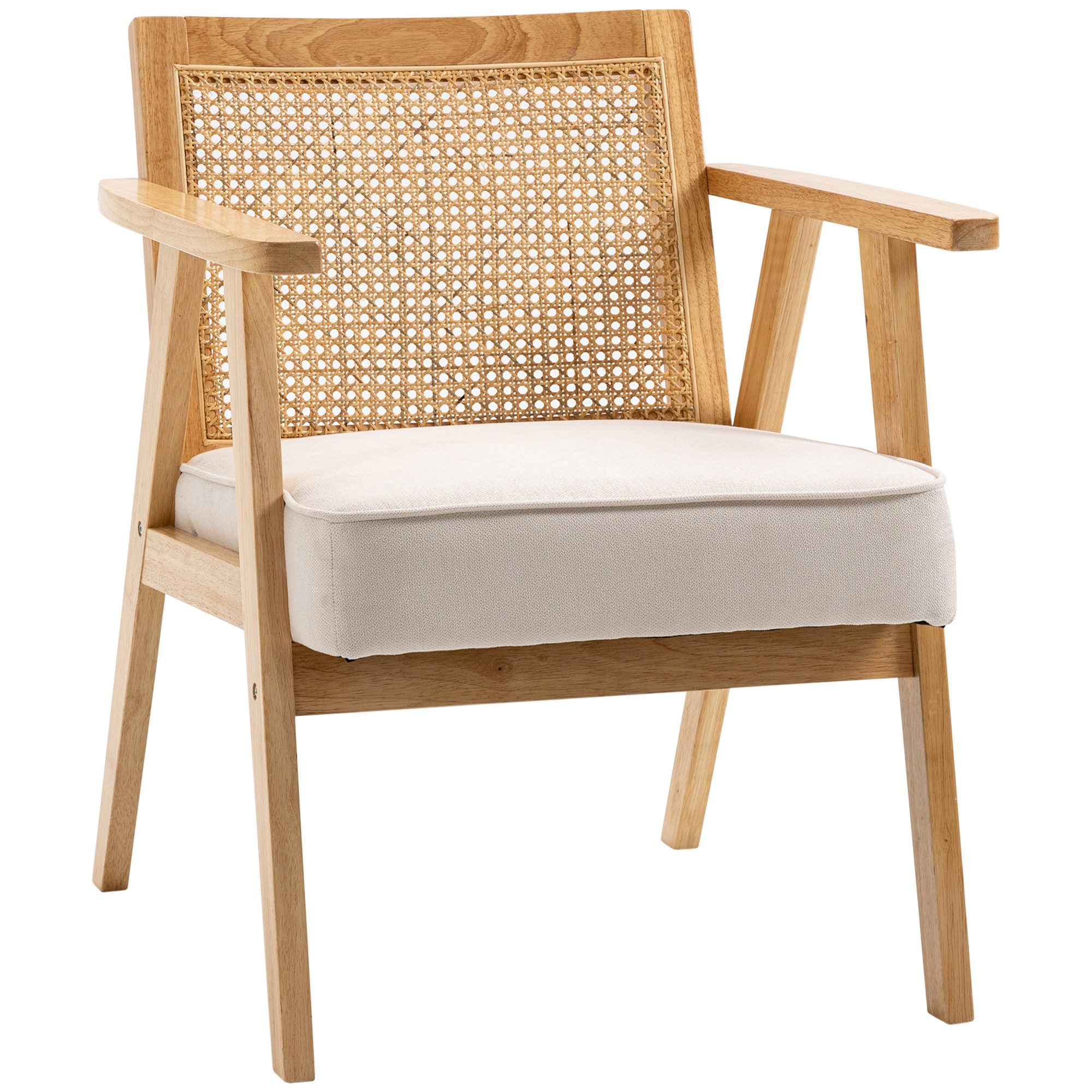 HOMCOM Relaxsessel Wohnzimmer Relaxsessel mit Armlehnen, Sitzkissen (Lounge günstig online kaufen