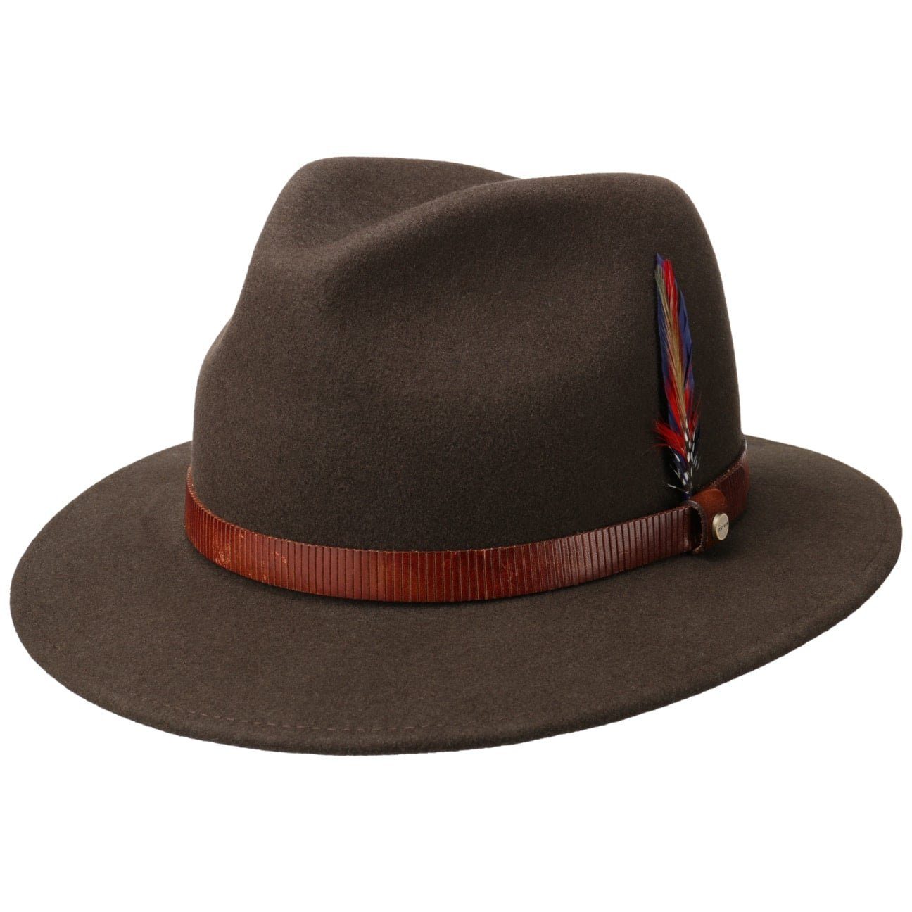 Stetson Filzhut (1-St) Wollhut mit Futter 65 braun/olive