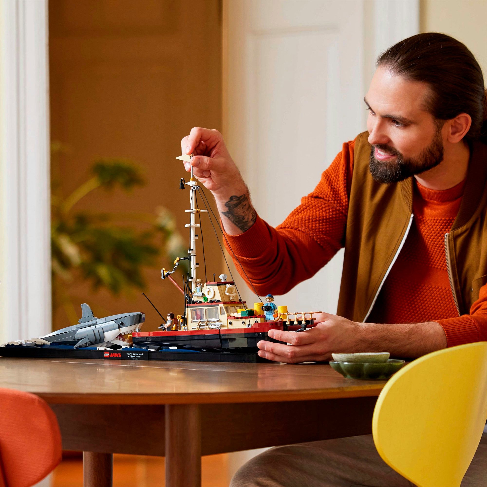 LEGO® LEGO Ideas Der weiße Hai, Konstruktionsspielzeug Spielbausteine günstig online kaufen