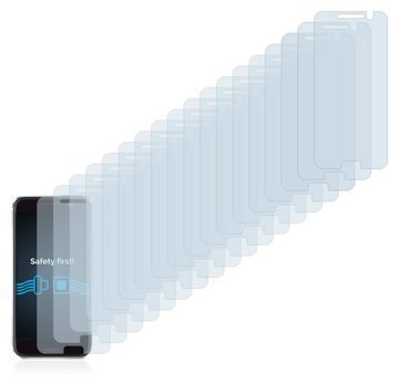 Savvies Schutzfolie für HTC 10, Displayschutzfolie, 18 Stück, Folie klar