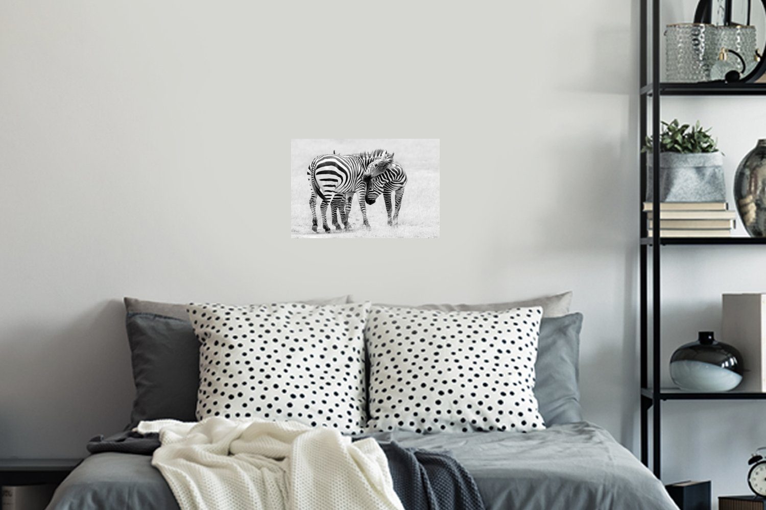 Zebra St), MuchoWow Wandaufkleber, Schlafzimmer Wohnzimmer, - Wandtattoo, Tiere Wandsticker (1 - - Safari Natur Selbstklebend,