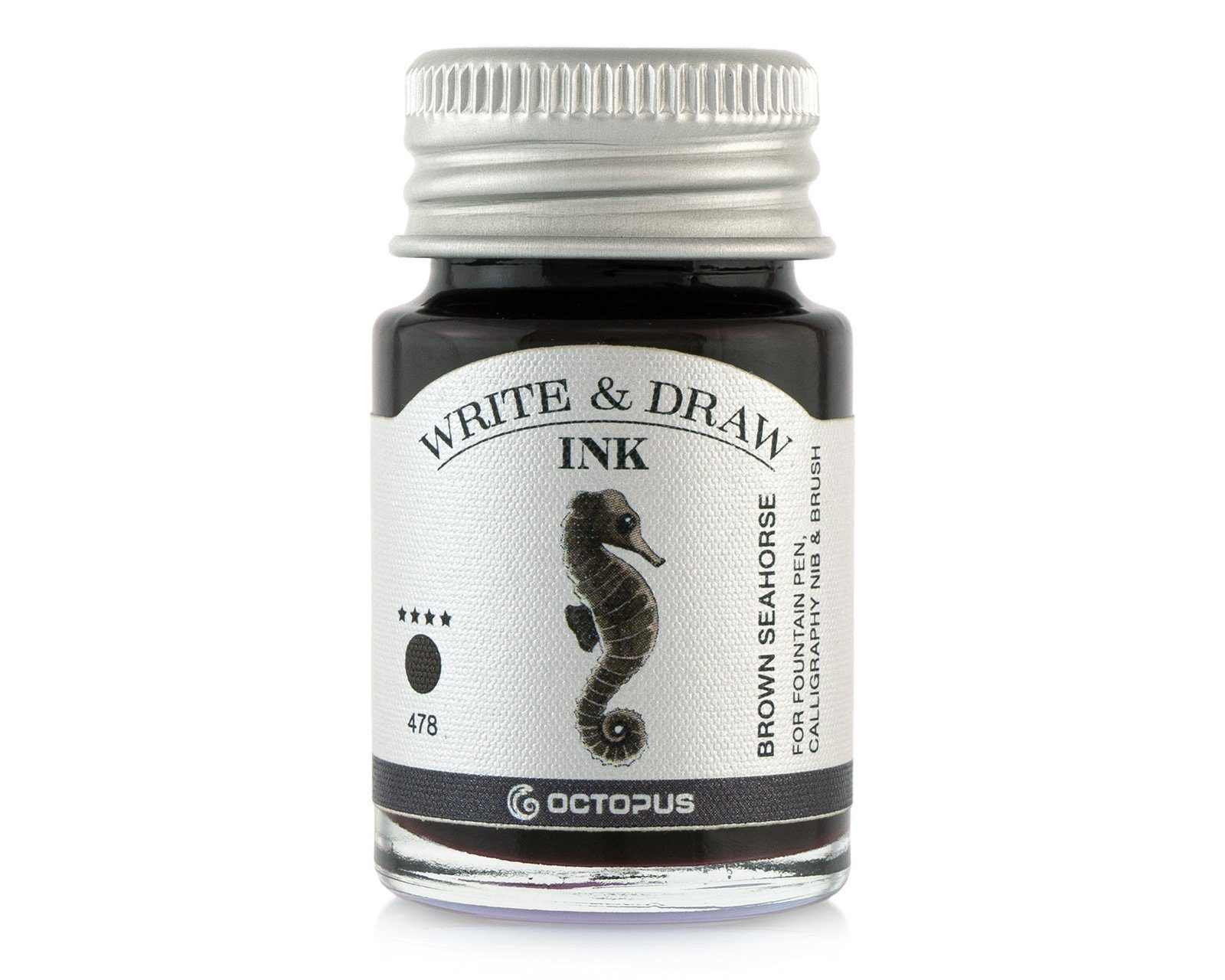 OCTOPUS Fluids Write and Draw Ink Orange Bunny, Schreib- und Zeichentinte, 10ml Tintenglas (Set, 0-tlg)