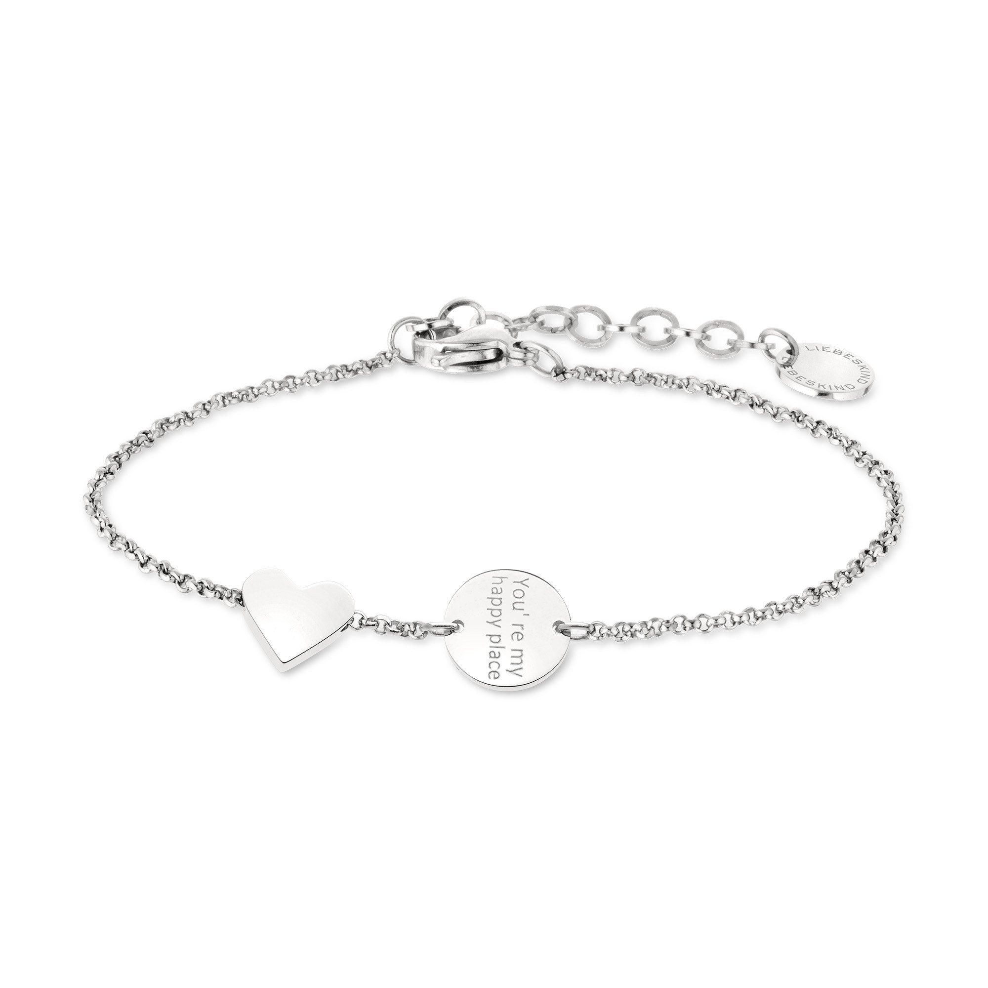 Liebeskind Berlin Armband You're my happy place Edelstahl