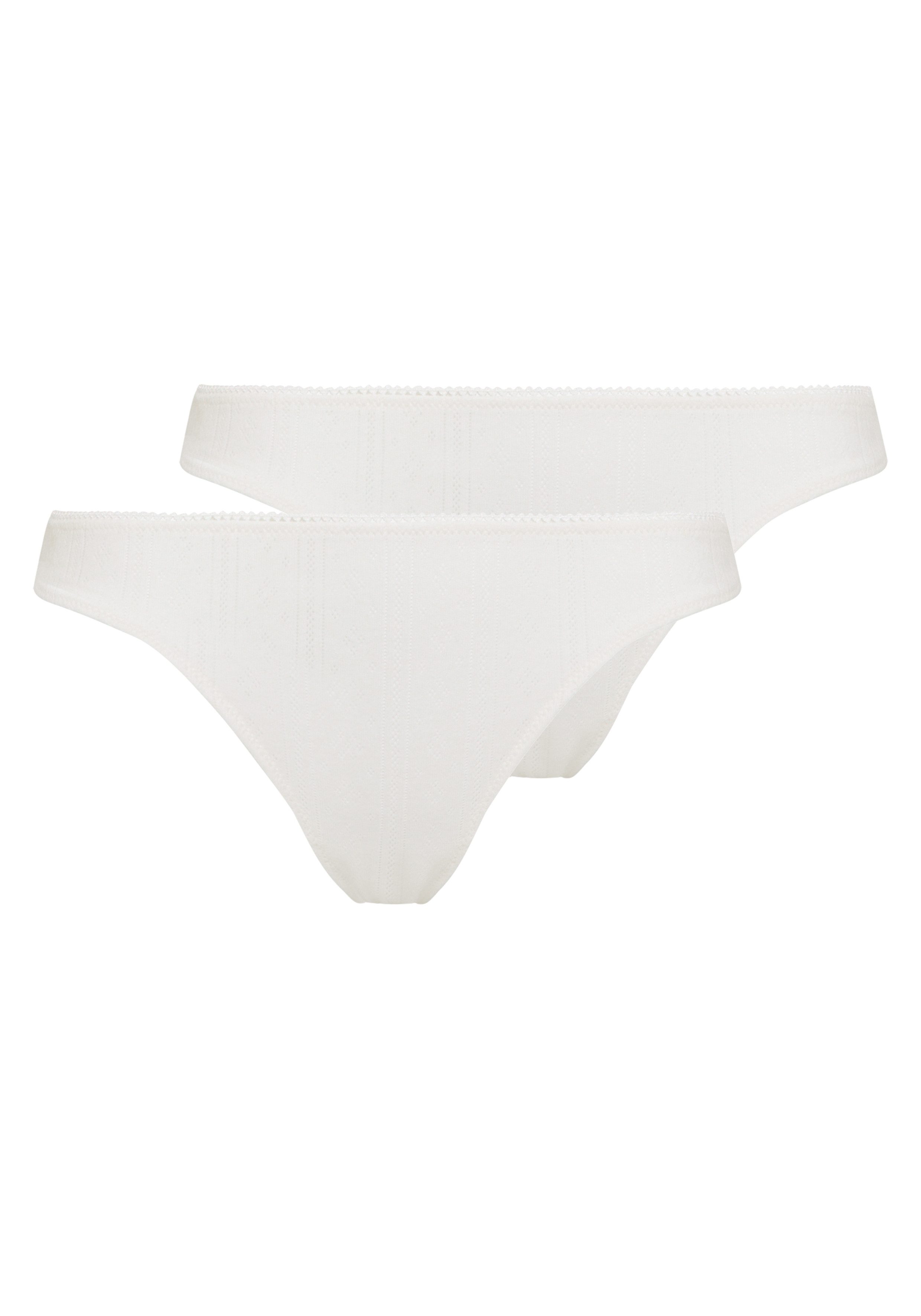 LSCN by LASCANA String (2er Pack) in schöner Pointelle-Qualtiät