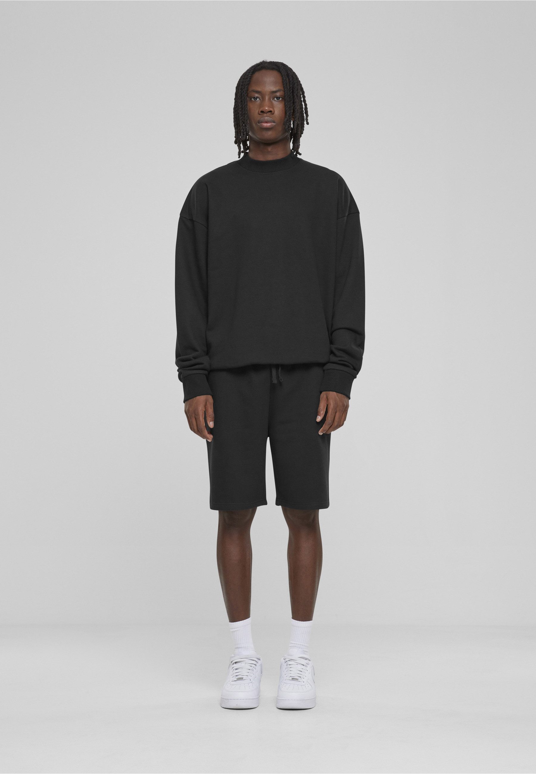 URBAN CLASSICS Rundhalspullover Urban Classics Light Terry Crew (1-tlg)