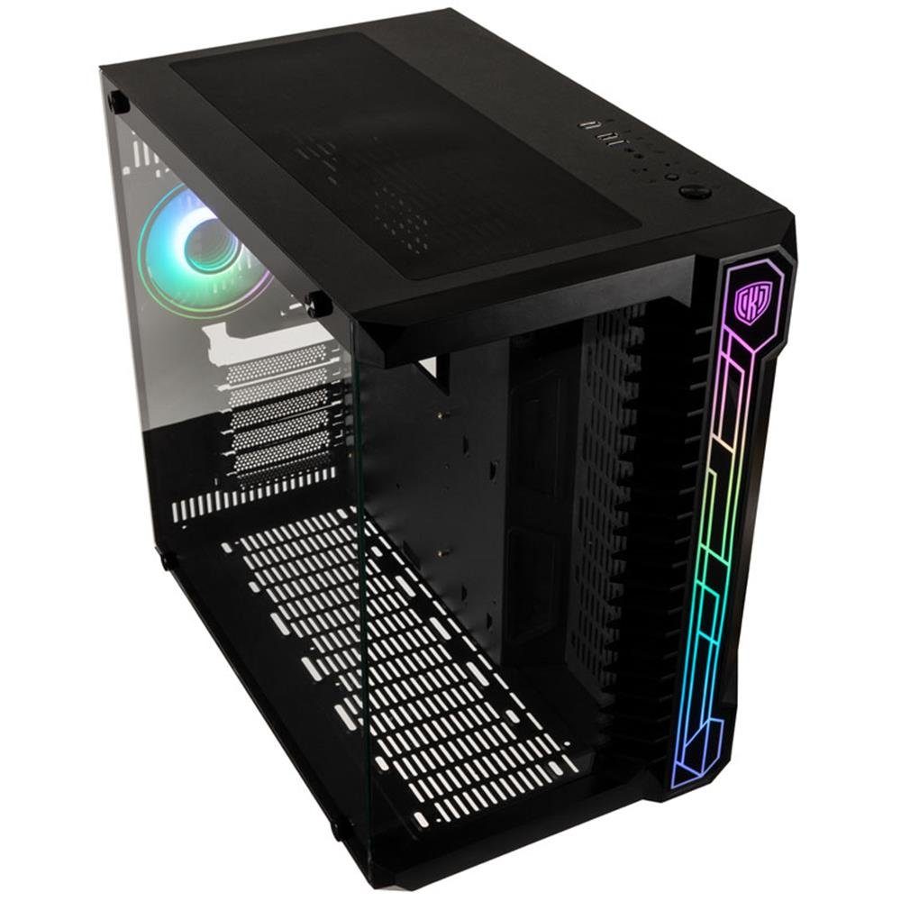 Kolink PC-Gehäuse Unity Code X ARGB Midi-Tower, Seitenteile aus Temperglas, ARGB-Beleuchtung