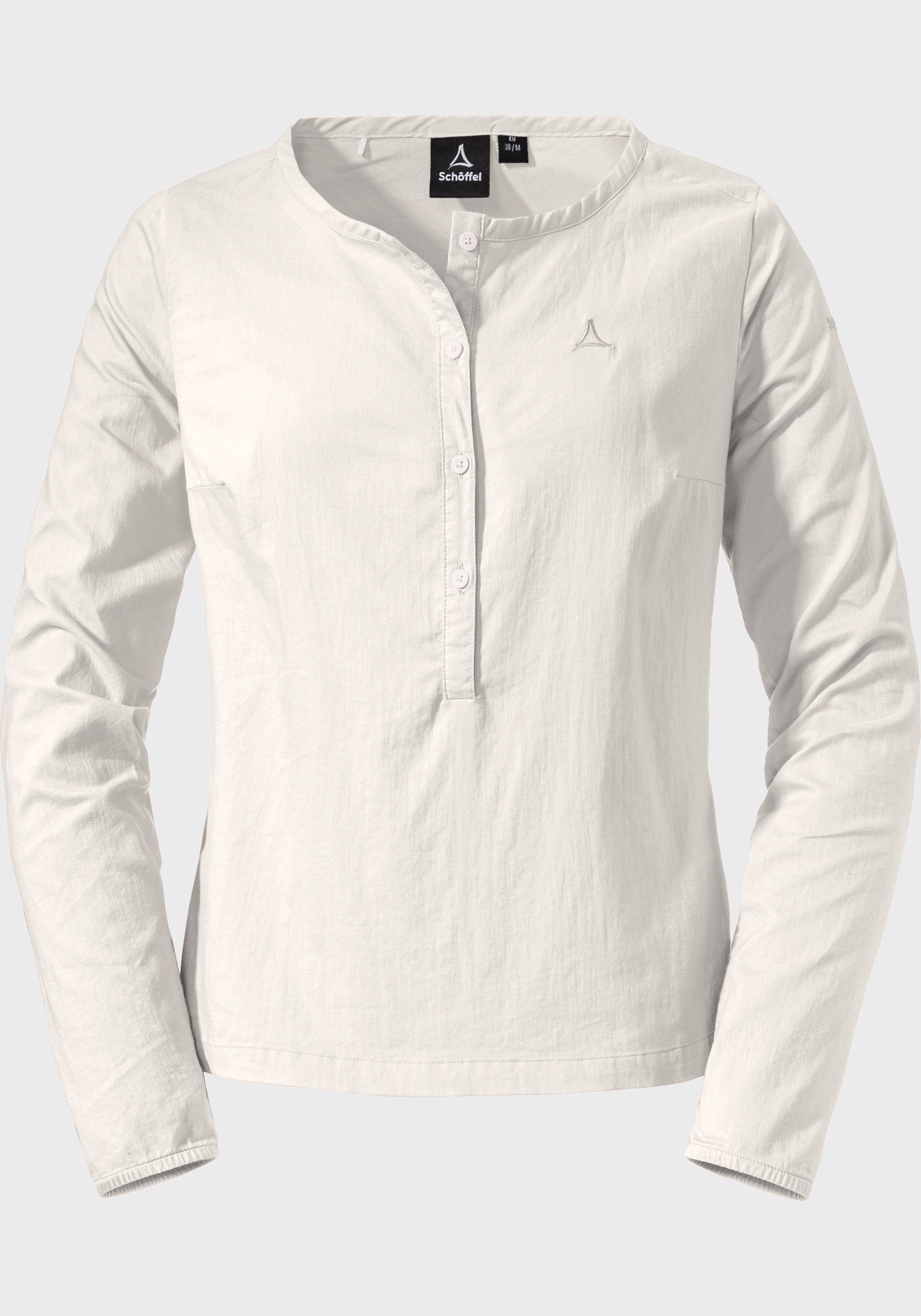 Schöffel Outdoorbluse Blouse Catania L, Hoher Tragekomfort dank  Materialmischung mit Hanf