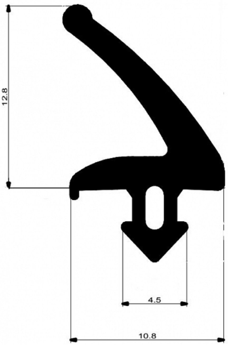 Einfach Dichtungen Dichtband Rahmendichtung I 5m I Farbe Schwarz