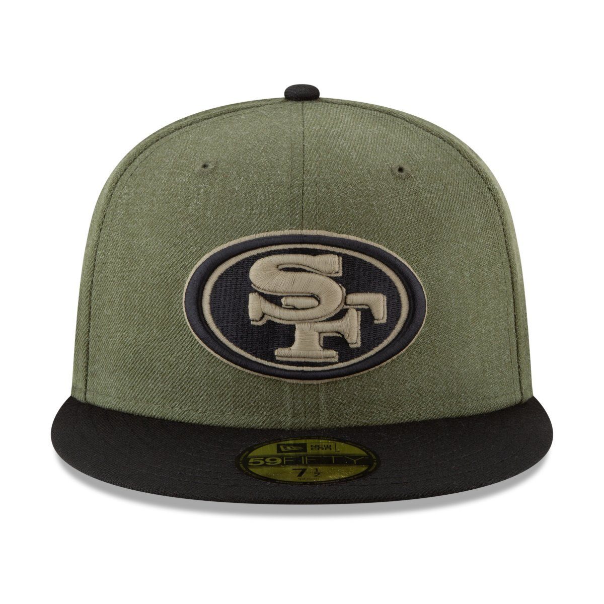 New Era Fitted Cap 59Fifty San Service Salute 49ers NFL to Francisco