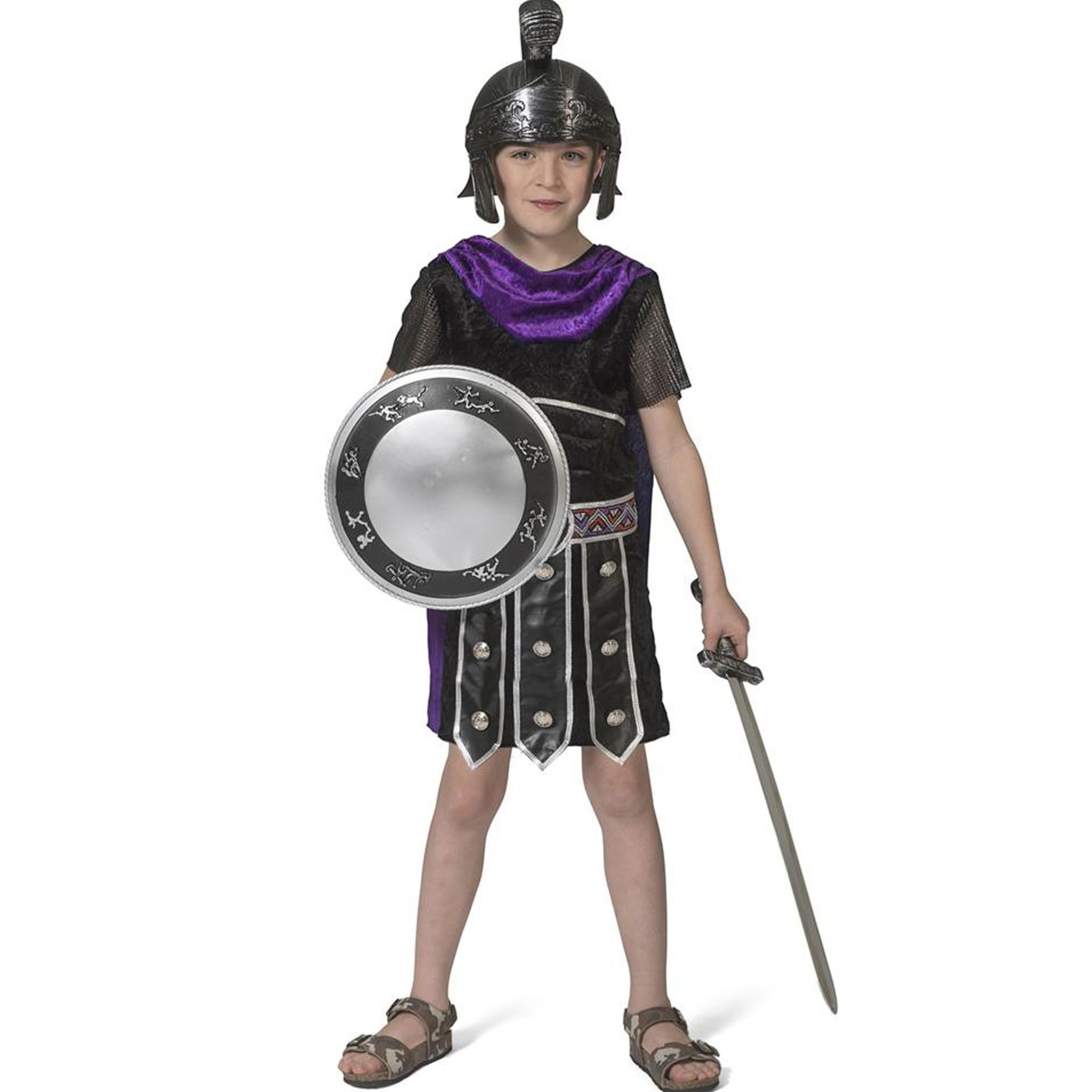 Kostüm Gladiator Kostüm Lucius Römischer Krieger Kind Fasching Karneval