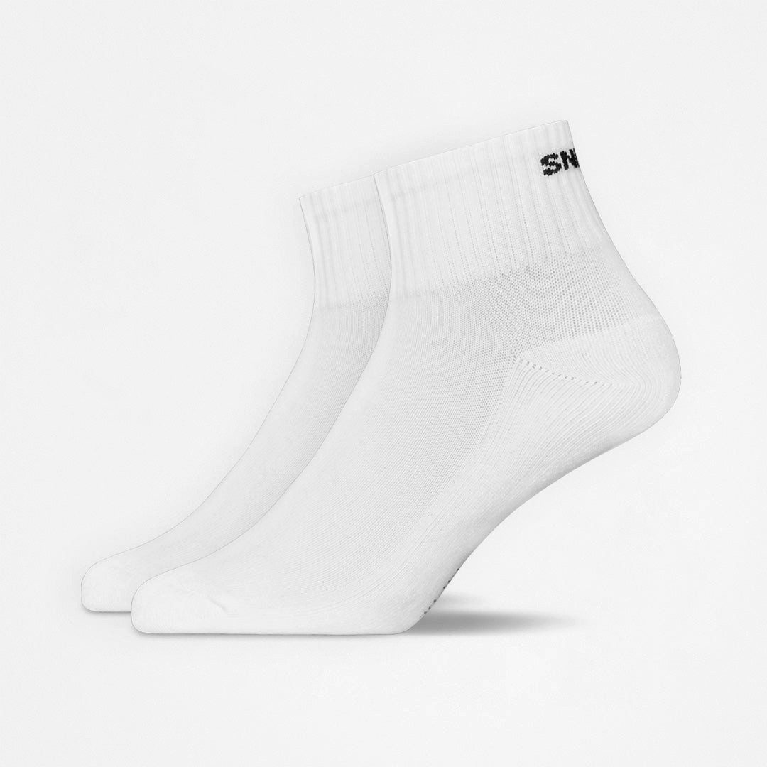 SNOCKS Socken Retro Ankle Socks Uni, 2pcs White