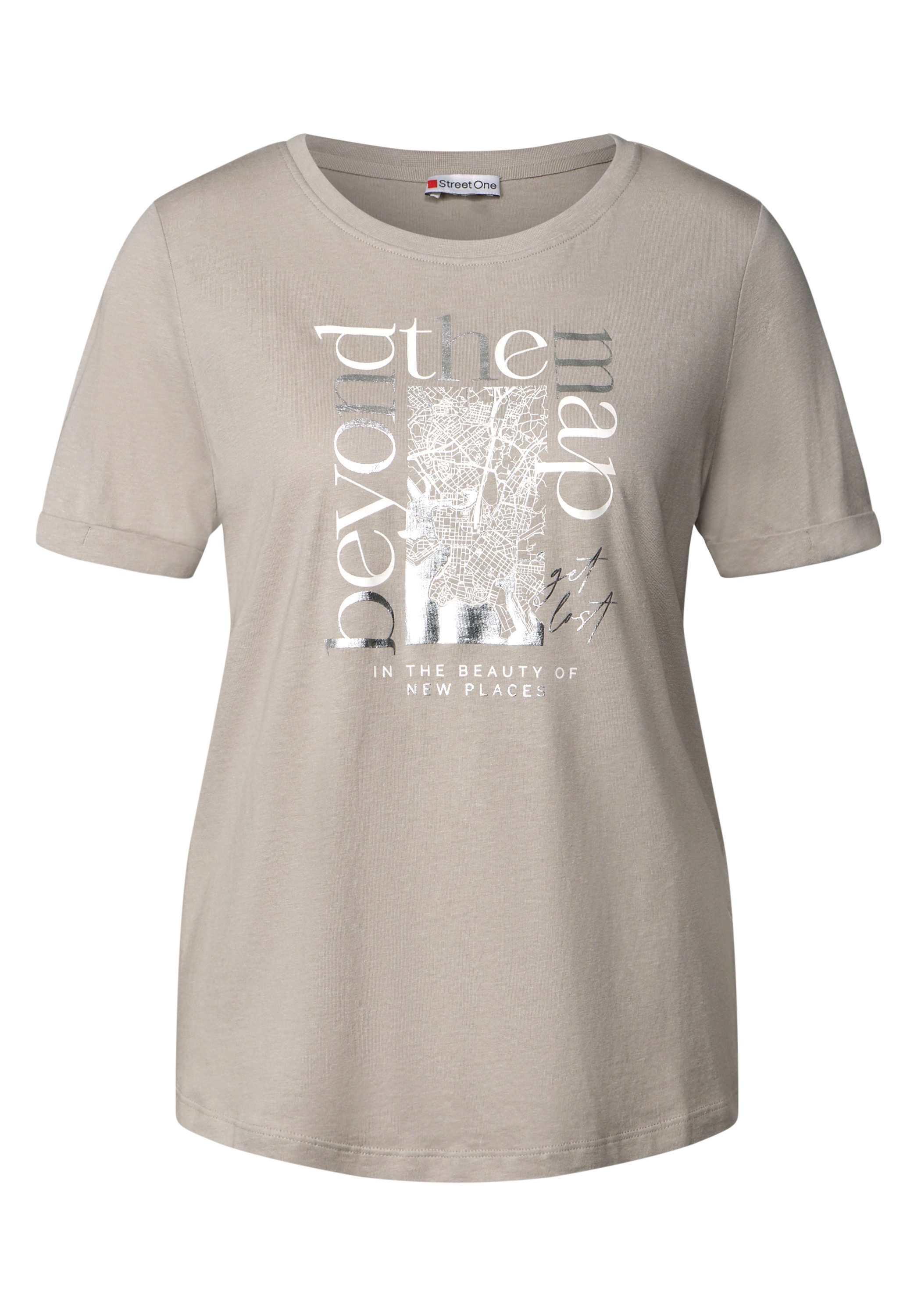 STREET ONE Print-Shirt im soften Baumwoll-Mix