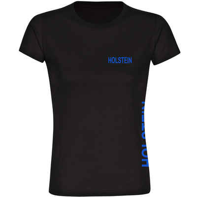 multifanshop T-Shirt Damen Holstein - Brust & Seite - Frauen