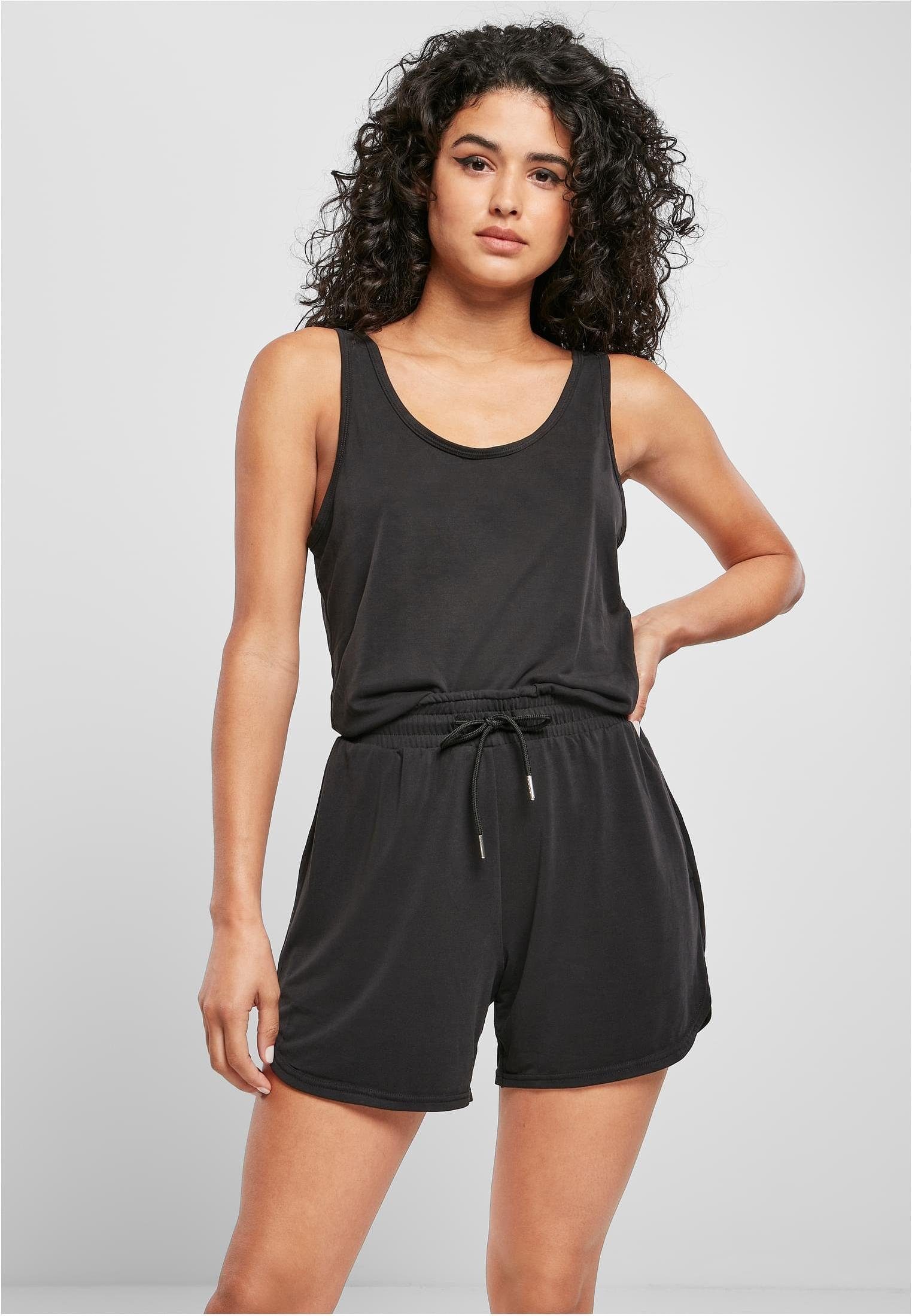 URBAN CLASSICS Jumpsuit Ladies Short Sleeveless Modal Jumpsuit XS bis 5XL