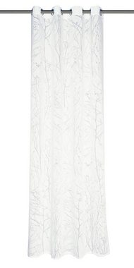 Gardine Twig, SCHÖNER WOHNEN-Kollektion, Ösen (1 St), transparent, Ausbrenner, halbtransparent, Ausbrenner, Höhe x Breite: 245 x 140 cm
