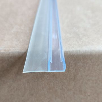 Boromal Duschdichtung 6-8mm Duschtür Duschdichtung Duschtürdichtung Duschkabine Glastür, L: 60 cm