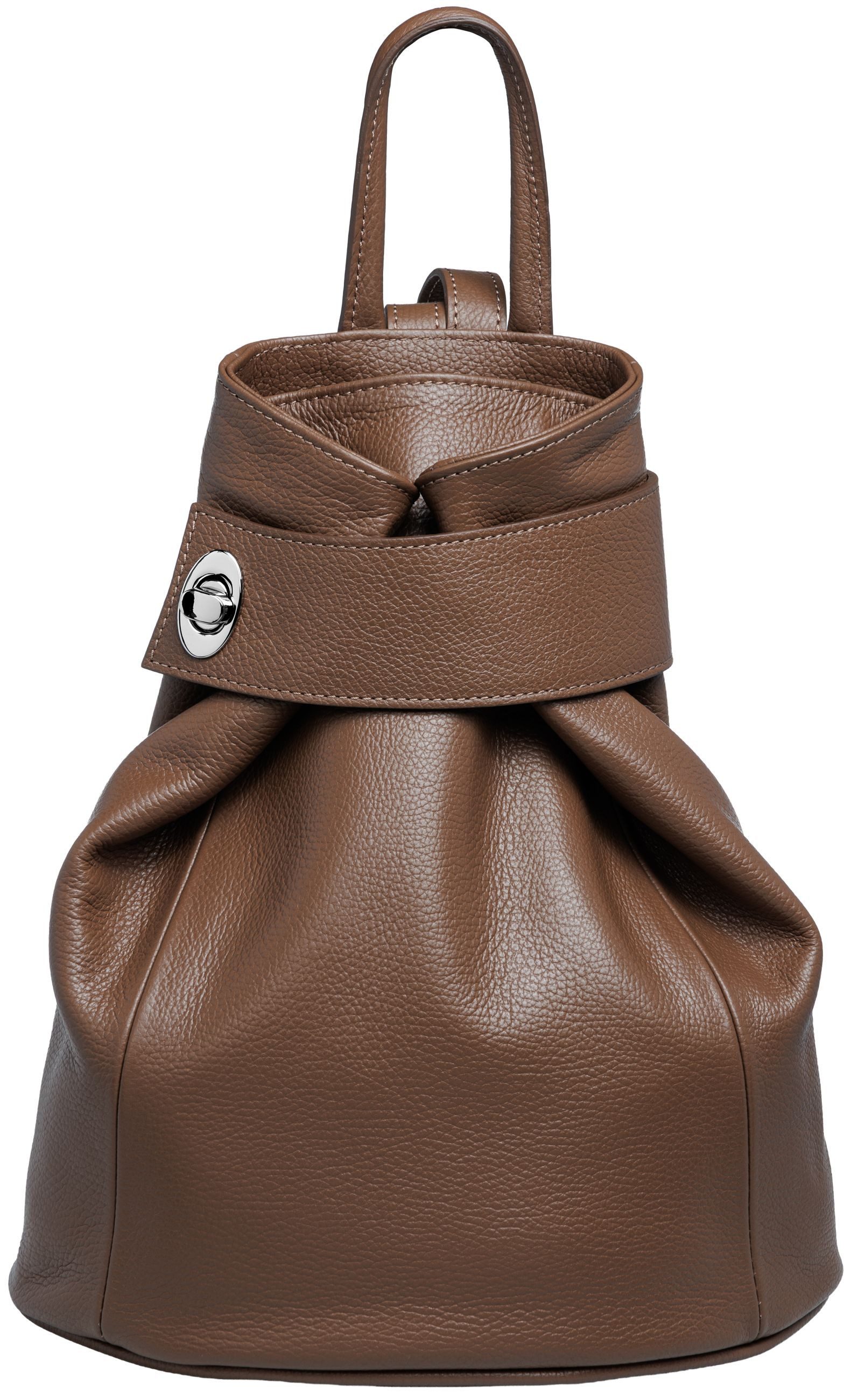 Caspar Cityrucksack Mittelgroßer Damen Rucksack aus Leder - CLASSIC LINE - Modell No.789
