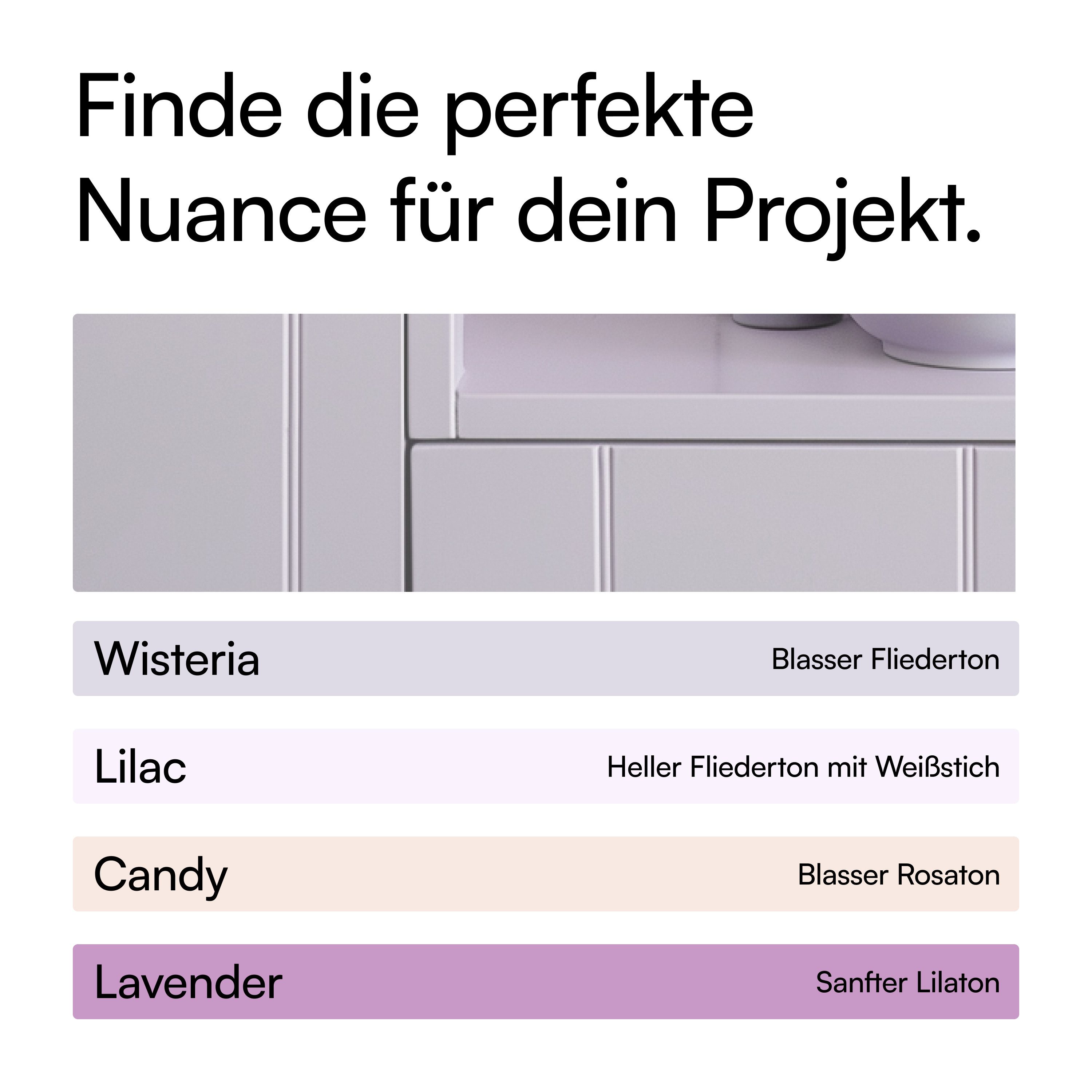 shelfmade Kreidefarbe Kreidefarbe Möbel Shabby Chic Holzlack DIY - Chalk Paint matter Look – Bild 3 von 5