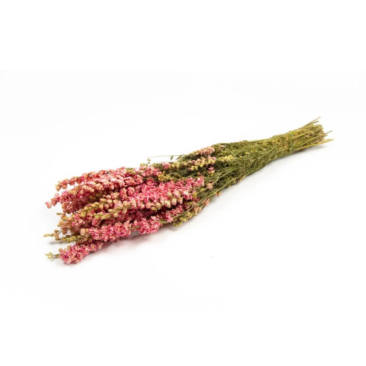Trockenblume Delphinium natur pink im Bund ca. 60cm Rittersporne getrocknet, NaDeco