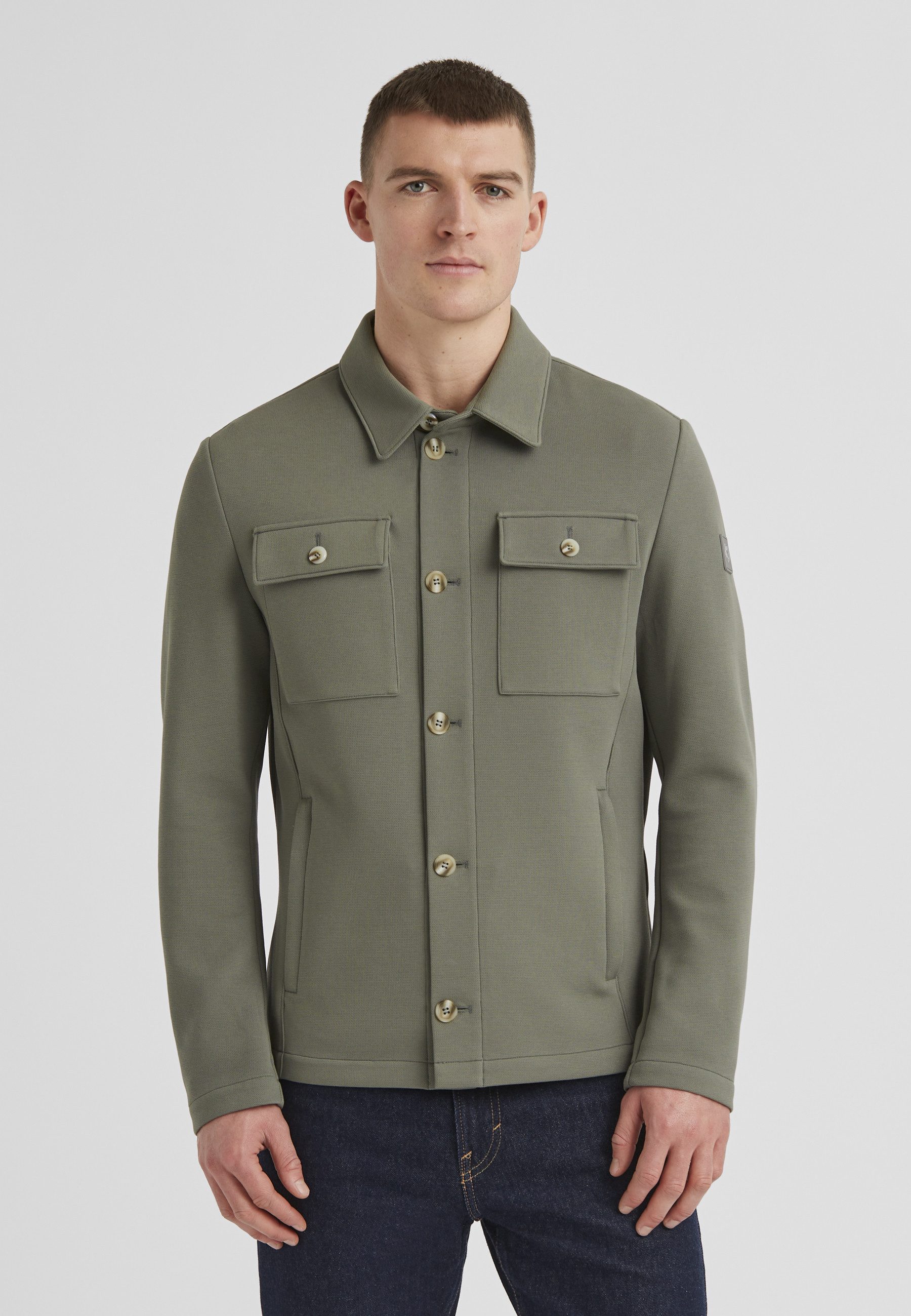 Milestone Hemdjacke MSOhio Herren Overshirt Übergangsjacke klassisch mit Lo günstig online kaufen