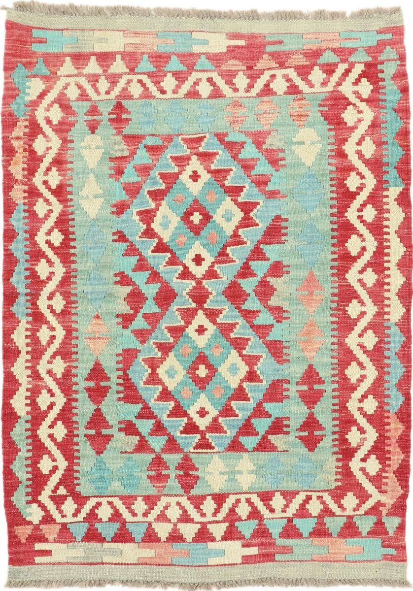 Orientteppich Kelim Afghan 3 Trading, Höhe: rechteckig, 88x120 Orientteppich, Nain mm Handgewebter