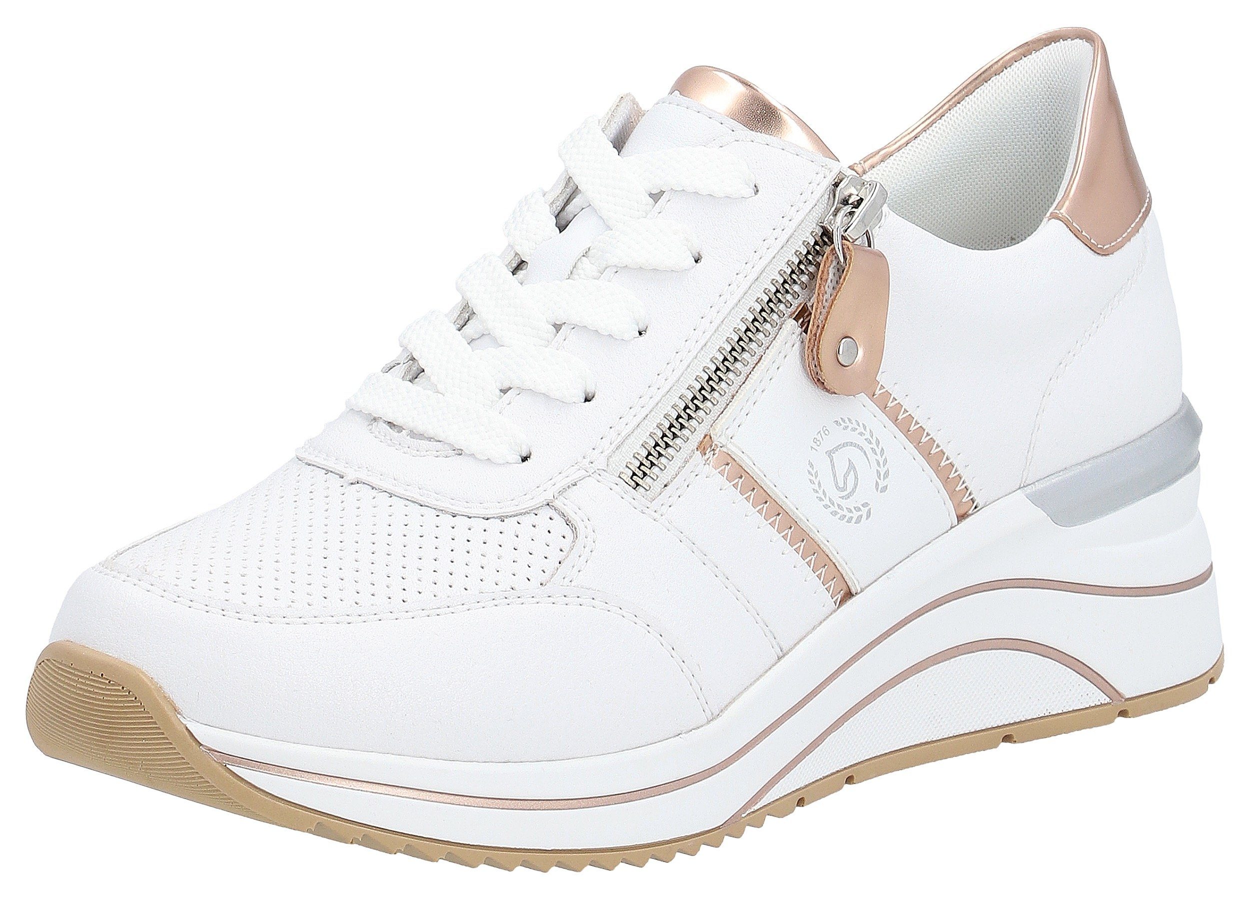 Remonte Keilsneaker, Freizeitschuh, Halbschuh, Schnürschuh mit günstig online kaufen