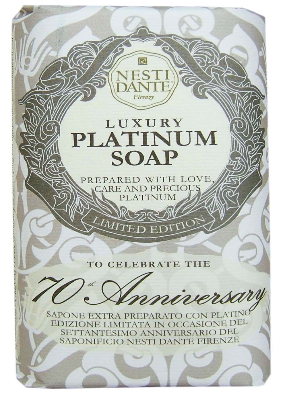 NESTI DANTE Handseife Platinum Soap 250 g 1-tlg., Hand -und Körperseife mit feinem Duft 250 g mehr