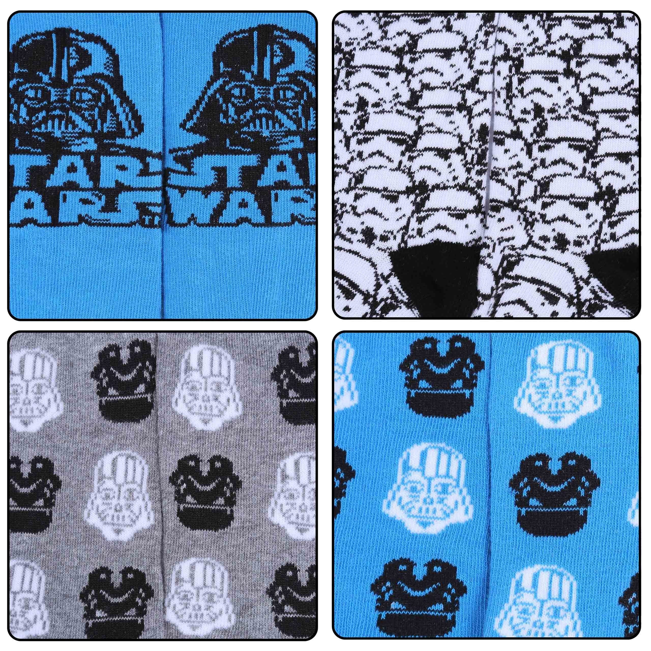 Star Wars Socken DISNEY Star Wars Socken-Set für Jungen, 4er-Pack – Bild 4 von 5