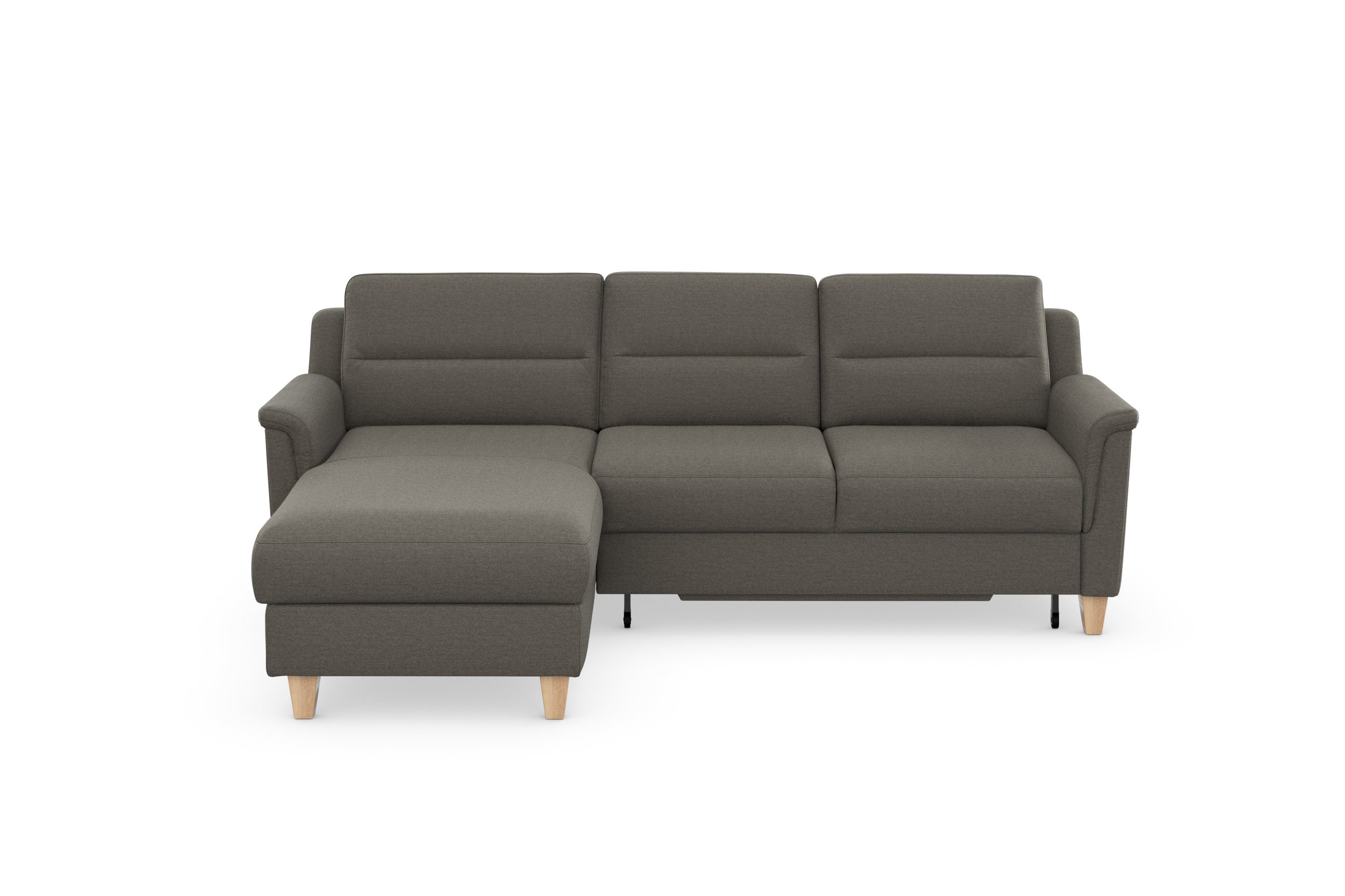 sit&more Ecksofa "Farö L-Form", inklusive Federkern, wahlweise mit Bettfunk günstig online kaufen