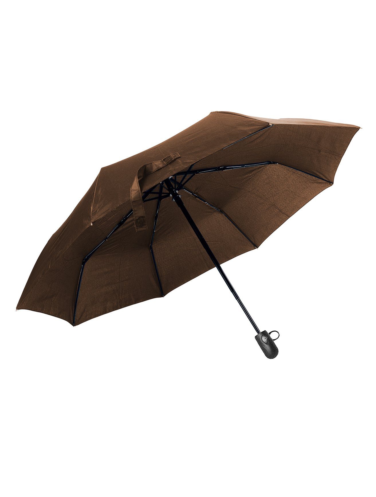 Regenschirm, Taschenregenschirm in Basic ANELY 4706 Automatik Braun