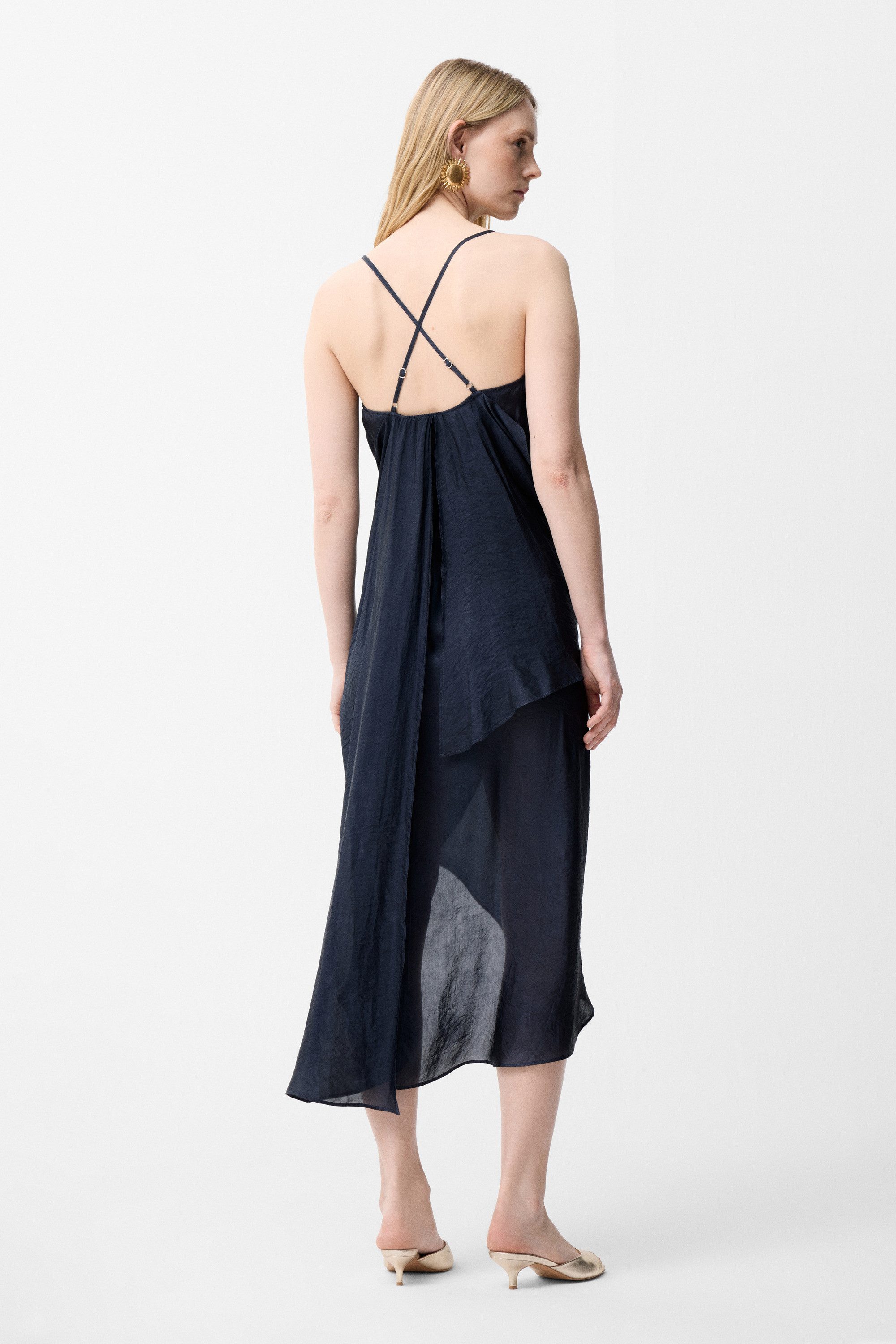 adL Cocktailkleid Trägerkleid mit Rückendetail