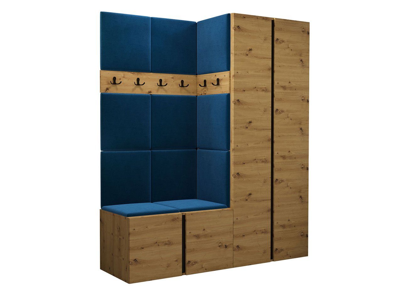 MIRJAN24 Garderoben-Set Orion III, (Komplett-Set, Kleiderschrank, günstig online kaufen