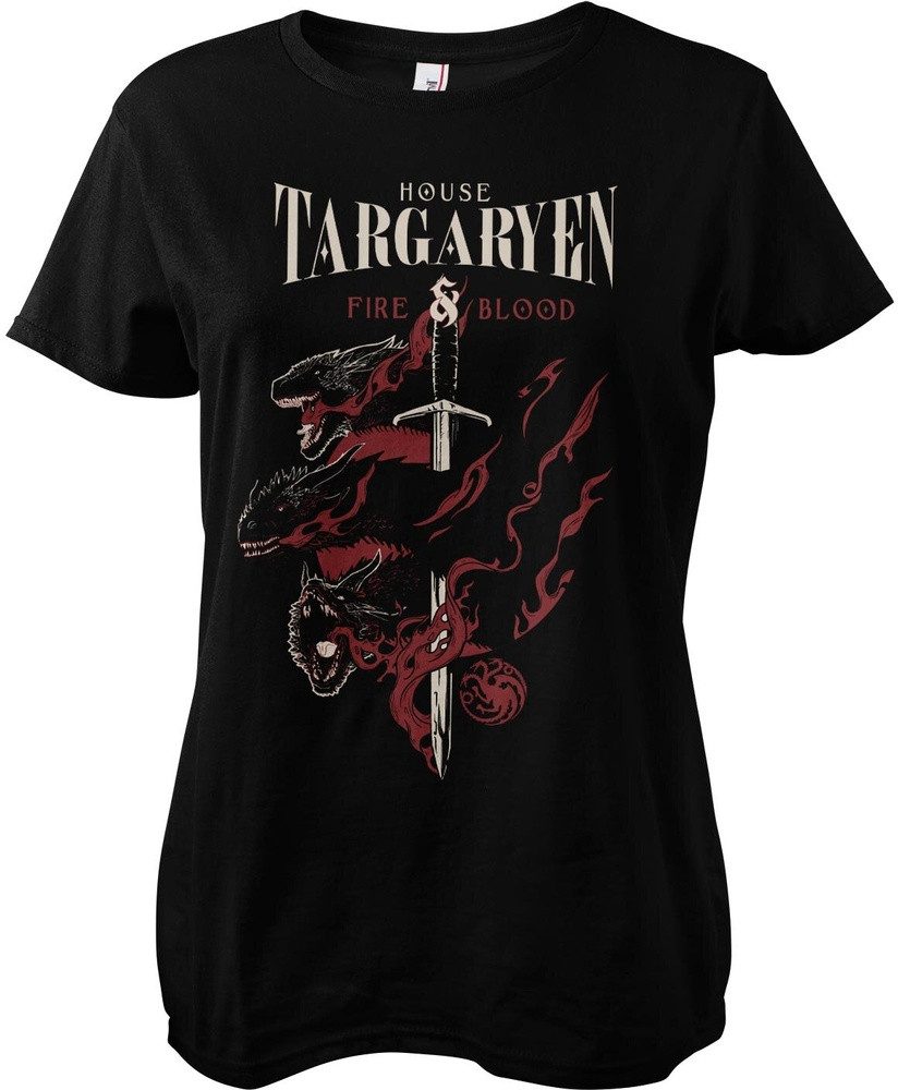 Game of Thrones T-Shirt House Targaryen Girly Tee