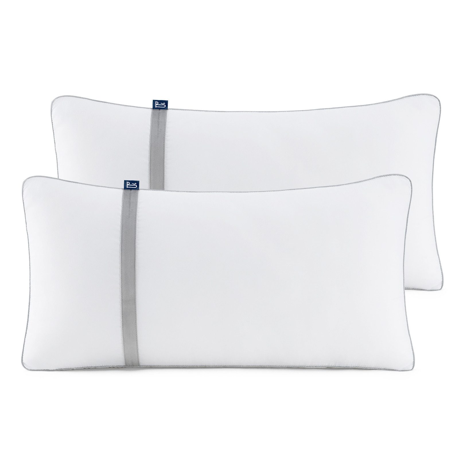 BedStory Kopfkissen Microfaserkissen Kopfkissen Kissen Sofakissen Nackenstützkissen, Füllung: 100% Polyester