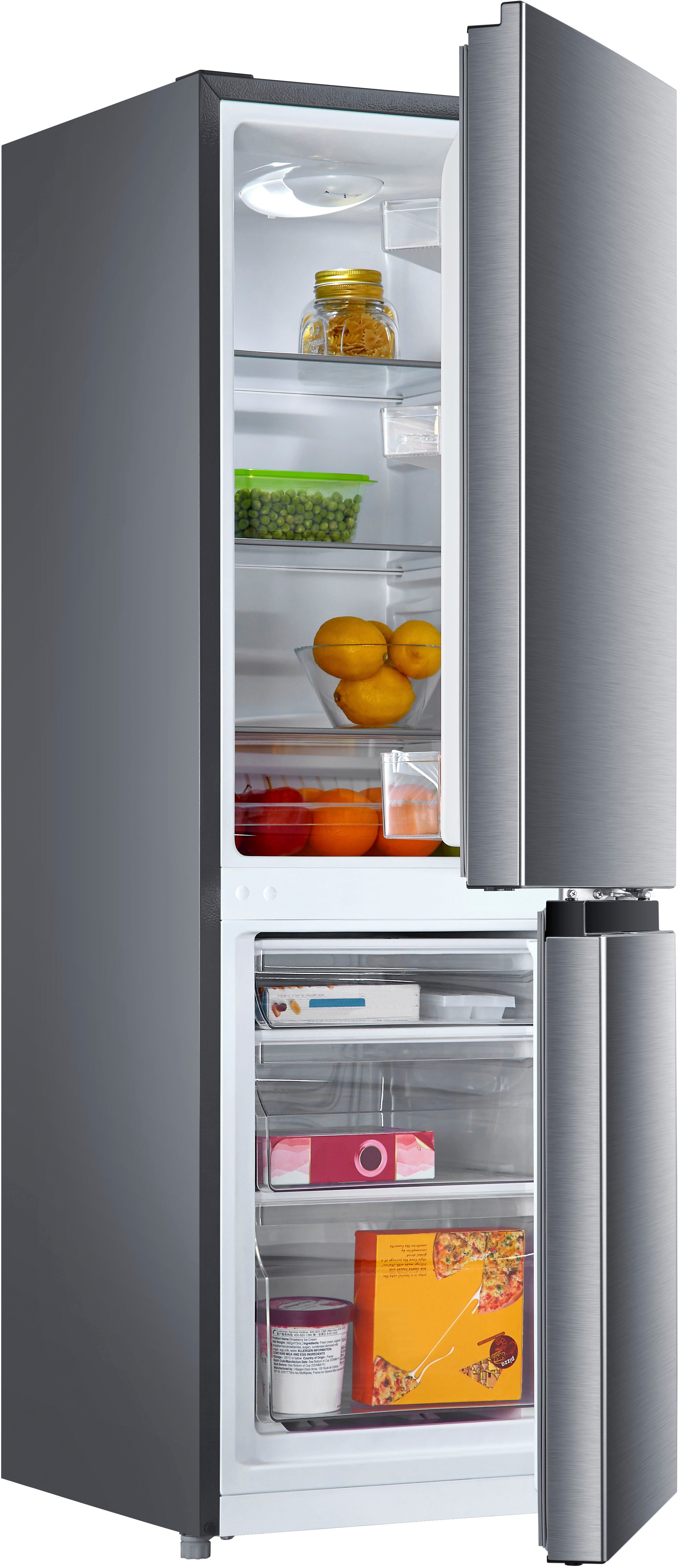 Hanseatic Kühl-/Gefrierkombination HKGK14349BI, 143 cm hoch, 49,5 cm breit