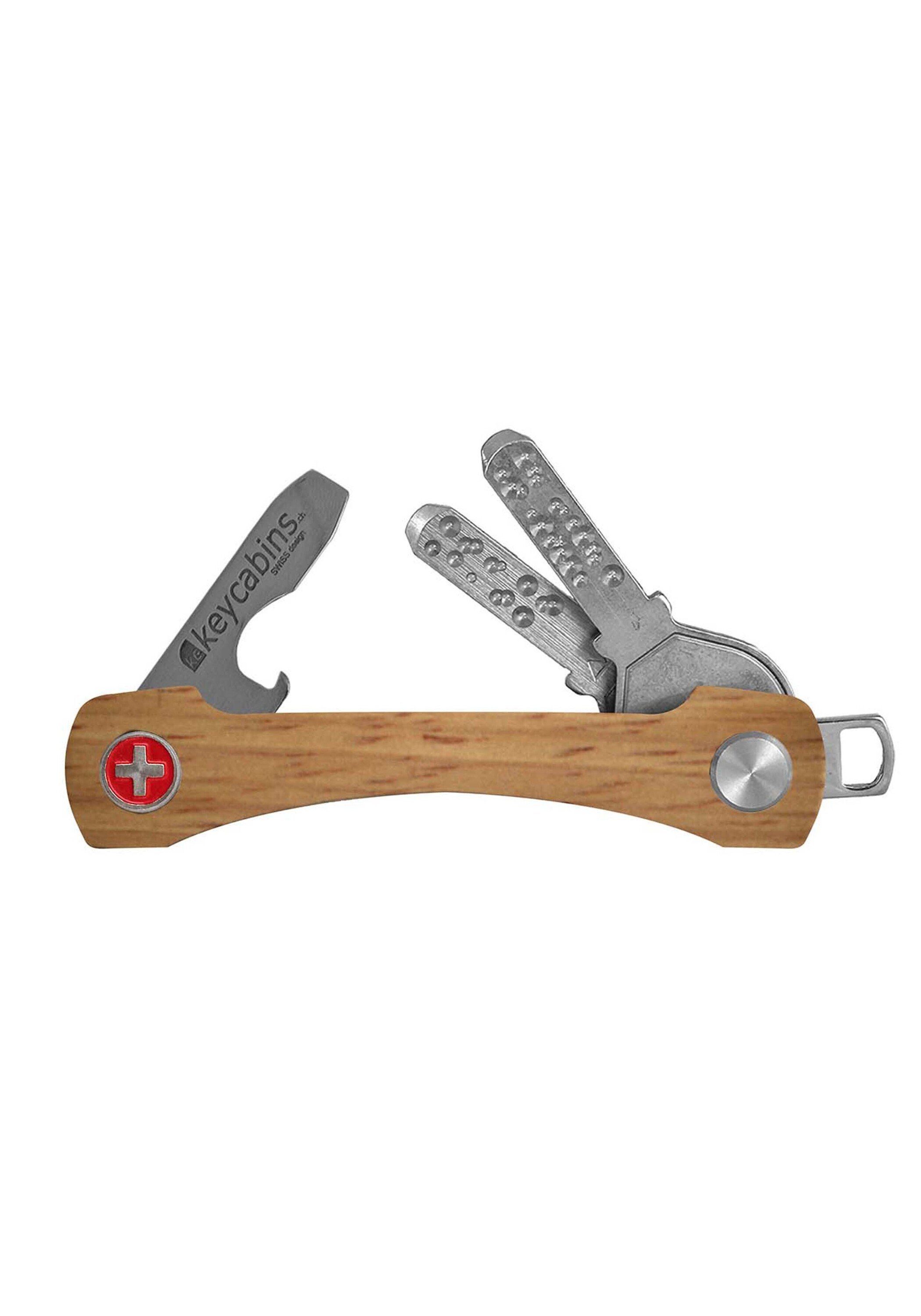S2, made keycabins Wood SWISS Schlüsselanhänger
