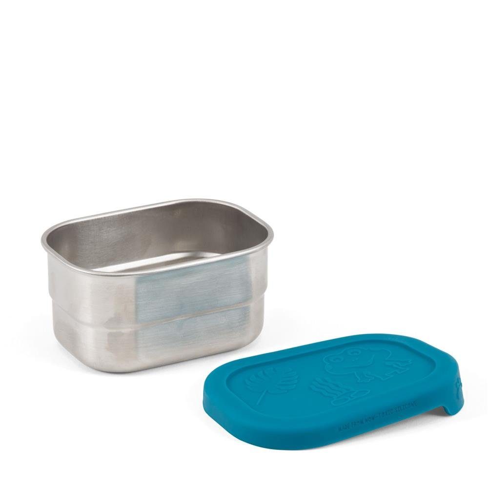 Lunchbox, Affenzahn blau Edelstahl, mit für aus Kinder Snackbox,