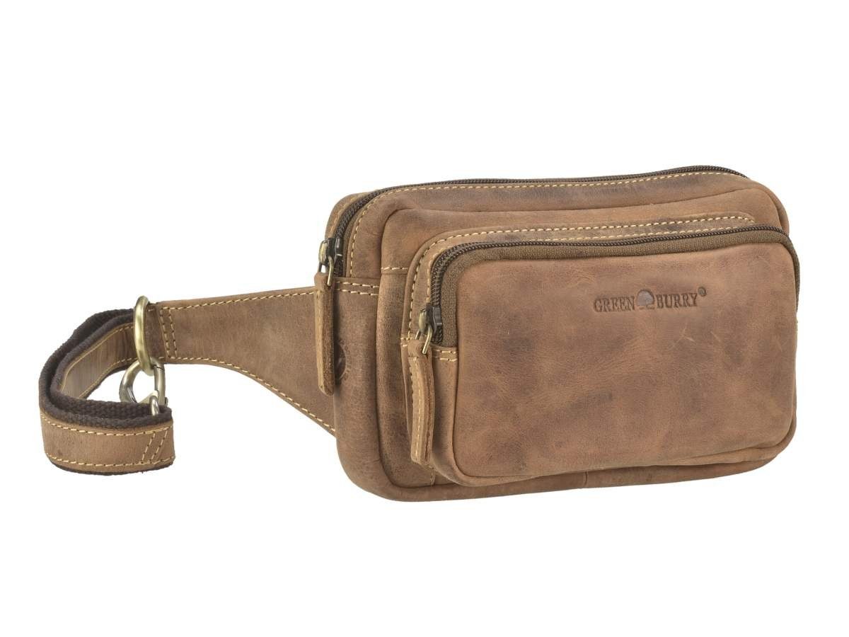 Greenburry Bauchtasche Vintage, Hüfttasche, Leder, WaistBag