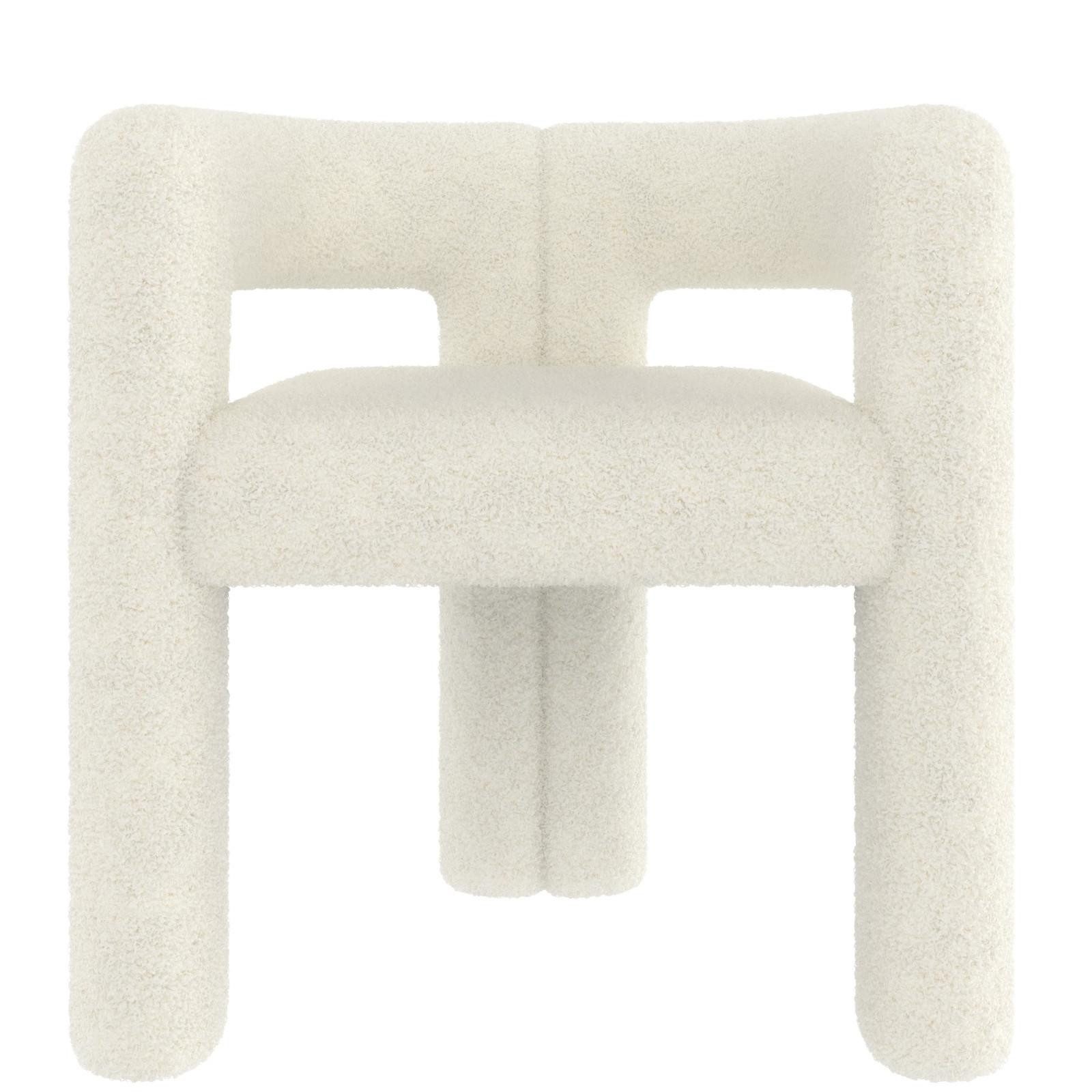 LVHOM Esszimmerstuhl Designersessel mit Teddy-Flor: Ergonomisch, Robust & V günstig online kaufen