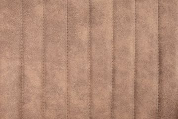 riess-ambiente Drehstuhl TURIN vintage taupe / schwarz (Einzelartikel, 1 St), Büro · Microfaser · höhenverstellbar · mit Armlehnen · mit Rolle