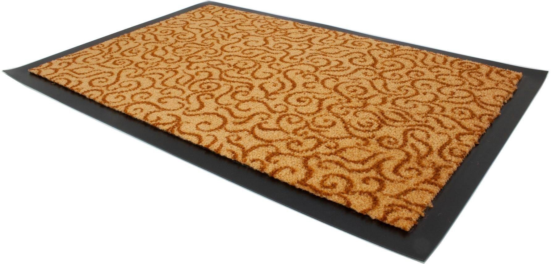 Fußmatte BRASIL, Primaflor-Ideen in Textil, rechteckig, Höhe: 6 mm, Schmutzfangmatte, In- und Outdoor geeignet, waschbar beige
