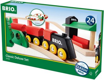 BRIO® Spielzeug-Eisenbahn Classic Deluxe-Set, (Set), FSC®- schützt Wald - weltweit
