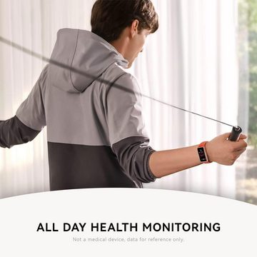 Huawei Vollbild-OLED-Display (1,47-Zoll) Smartwatch (1,47 Zoll, Android iOS), bis zu 2 Wochen Akkulaufzeit, Proaktives Gesundheits-Monitoring, 5ATM
