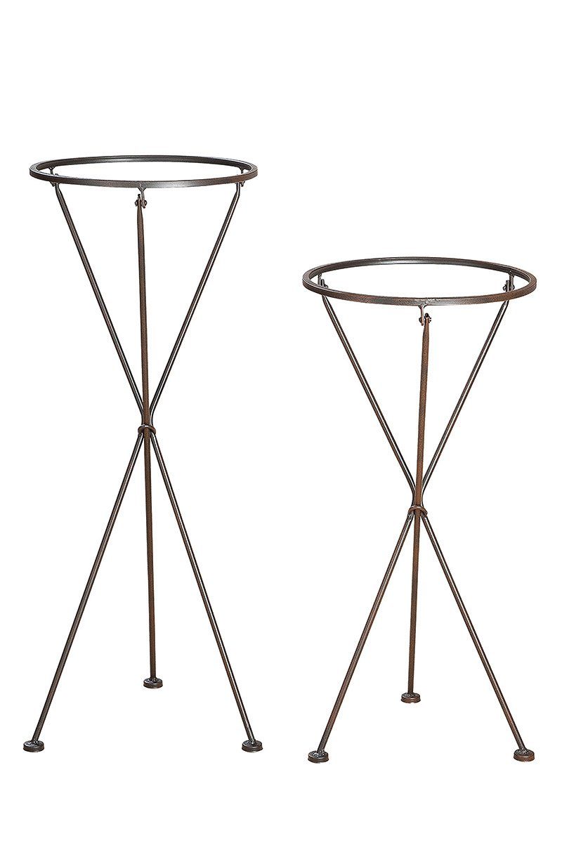 GILDE Dekovase Metall 3-Bein Ständer VE 2 (BxHxL) cm x 74,5 cm x cm dunkelbrau, Vase Tischvase Dekovase dekorative Vase Dekoartikel. Reduzierter Preis € 52,27. Unverbindliche Preisempfehlung € 58,08, (€ 52,27 pro 1 Stk)