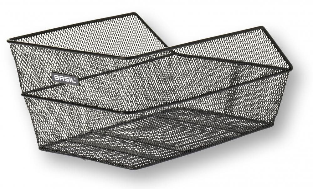 Basil Fahrradkorb Basil Hinterradkorb Cento für Schultasche 39x24x21cm schwarz engmaschi