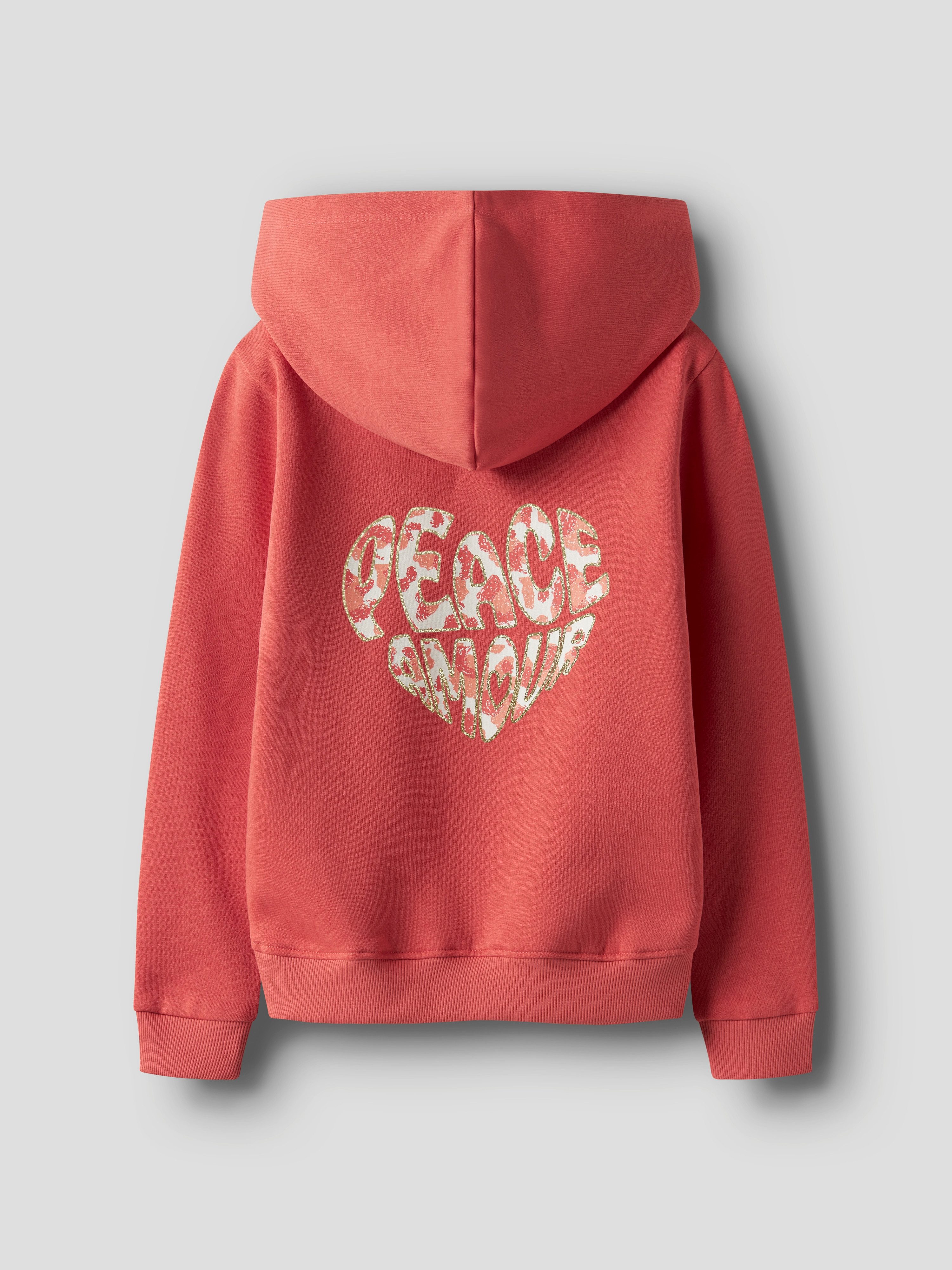 Name It Kapuzensweatshirt NKFBIANA LS SWE WH BRU BOX PS
