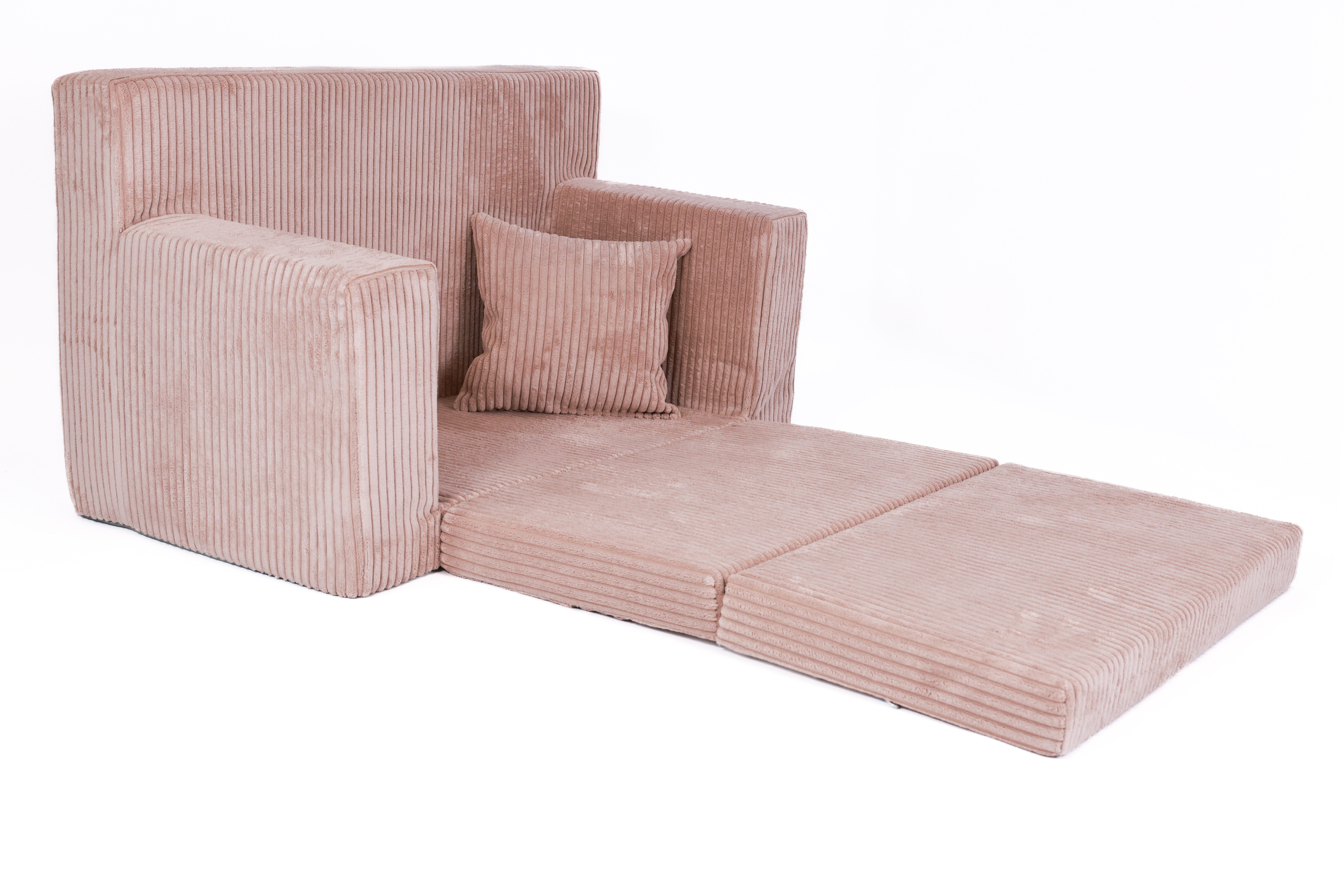 FORTISLINE Kindersofa aus Schaumstoff mit abnehmbarem Bezug Kinderzimmer