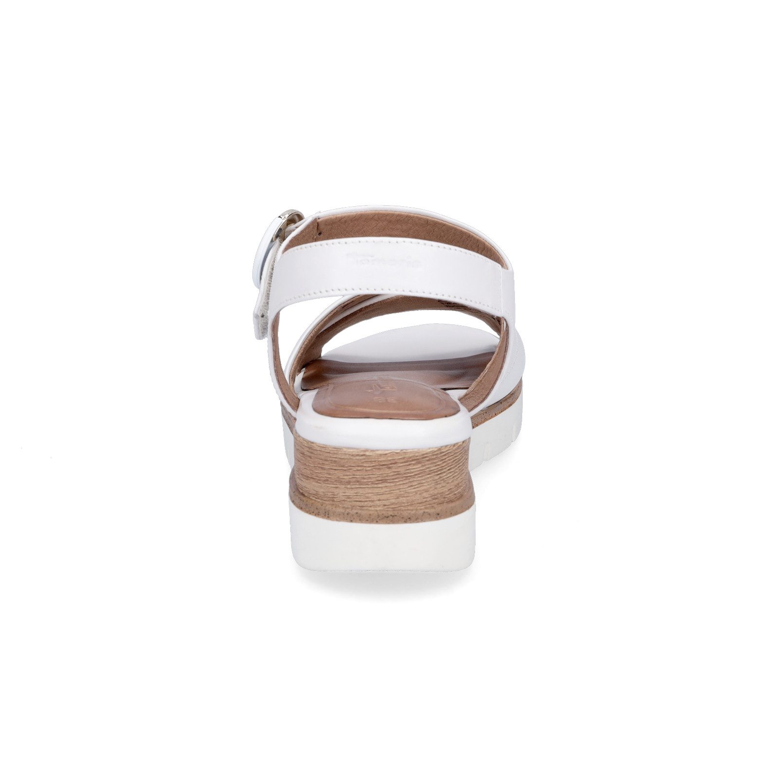 Tamaris Tamaris Damen Keilsandalette weiß Sandale