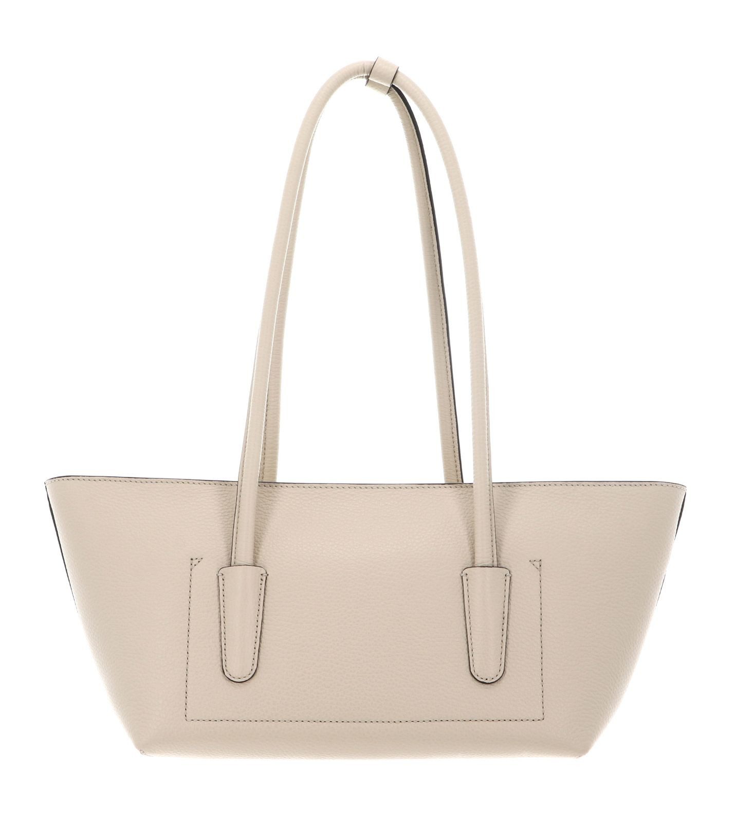 COCCINELLE Shopper Grained Leather Handbag (Set, 2-tlg), aus echtem Rindsleder