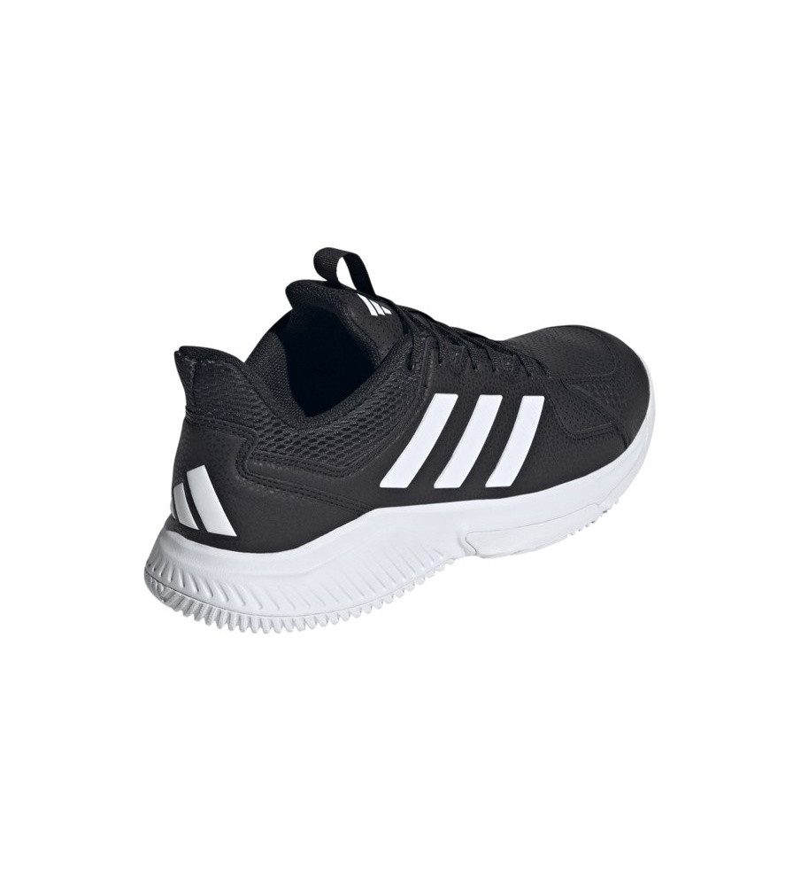 adidas Performance Hallen-Indoorschuhe Court Flight schwarz/weiss Herren Badmintonschuh – Bild 3 von 5